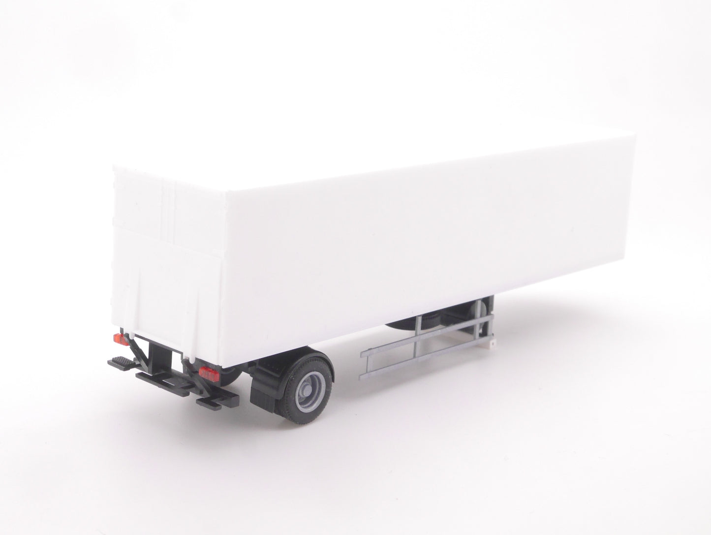 1:87 ST-0209 Kibri Bausatz 2x 1achs Cityliner Auflieger mit Ladebordwand weiß