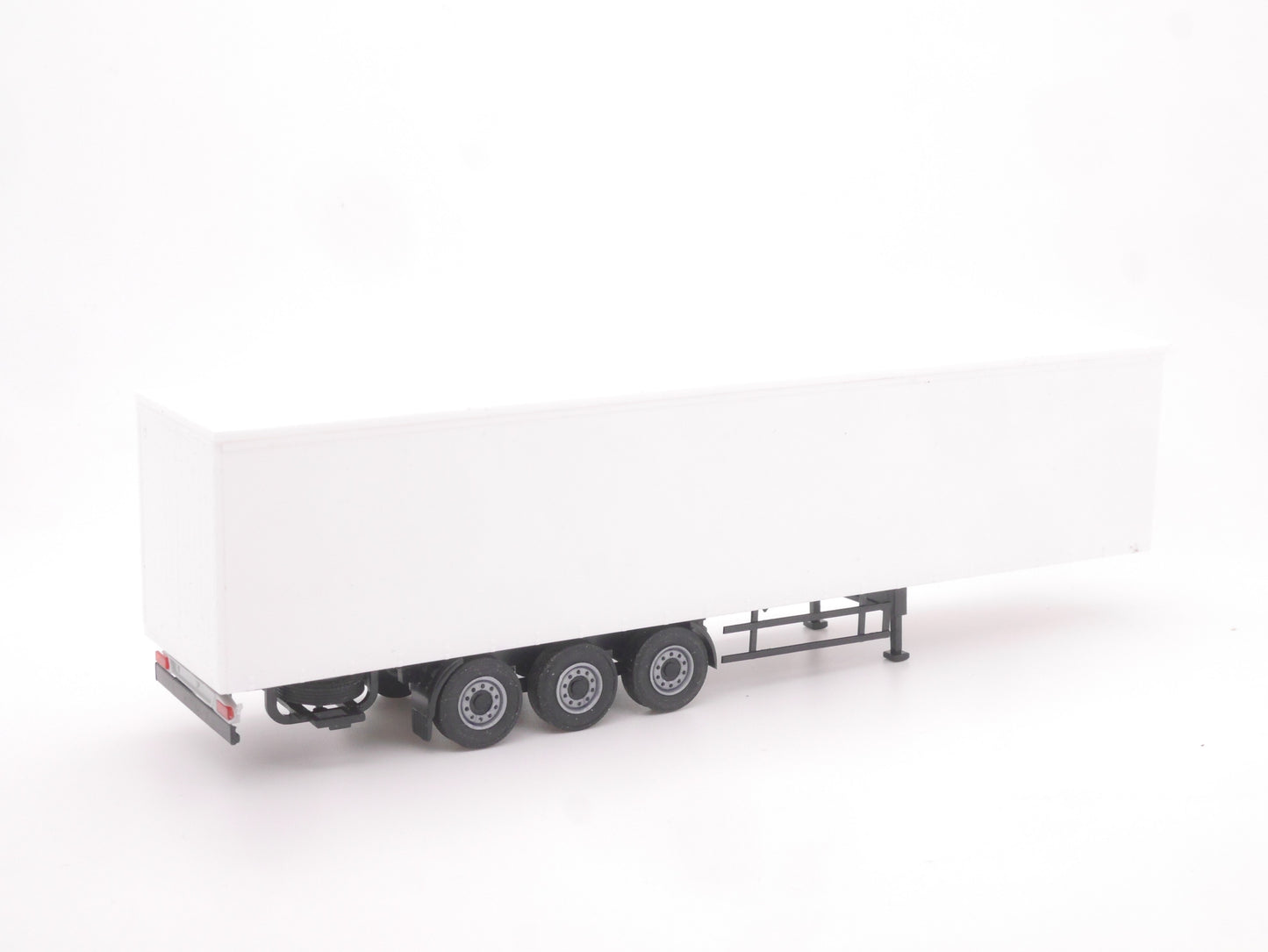 1:87 ST-0204 Kibri Bausatz 2x Gardinenplanenauflieger weiß