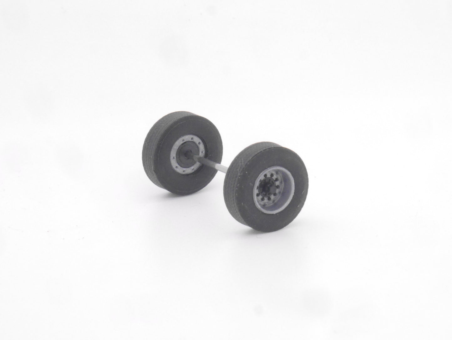 1:87 ST-0405 Kibri Bausatz 5x Auflieger Radsatz I grau/schwarz