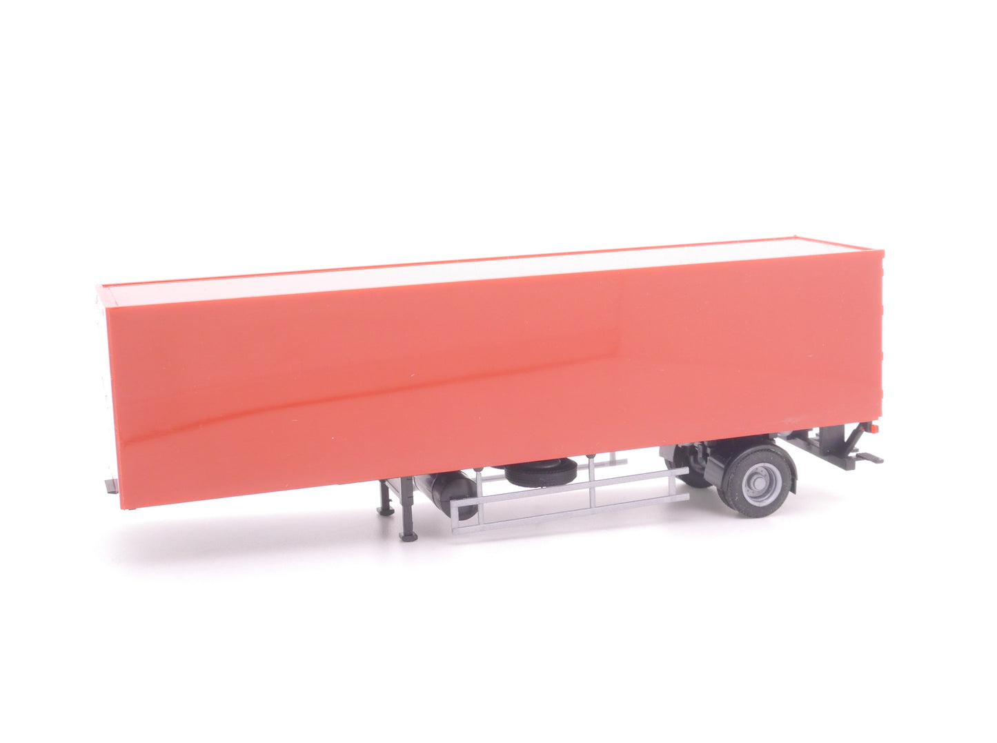 1:87 ST-0210 Kibri Bausatz 2x 1achs Cityliner Auflieger mit Ladebordwand rot