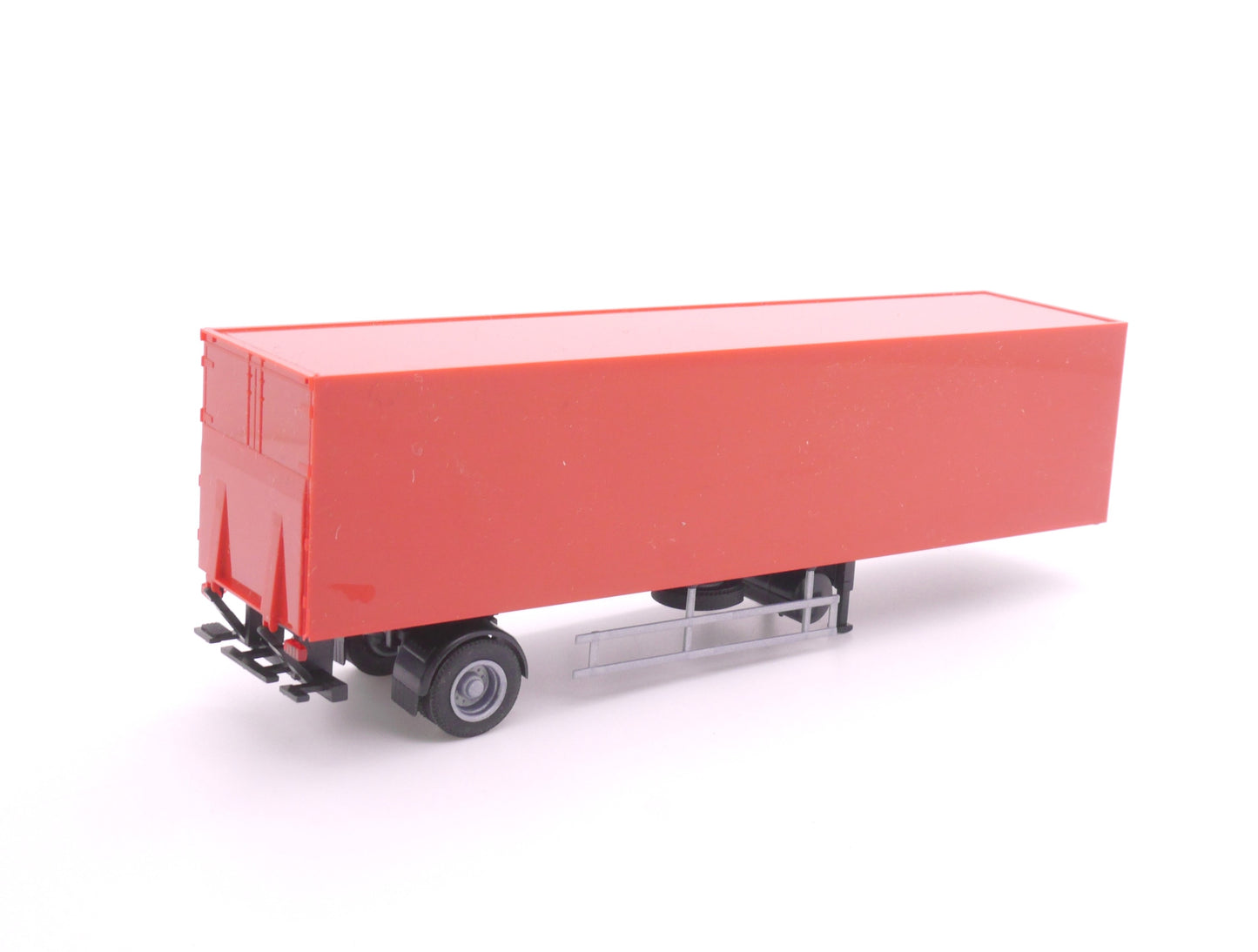 1:87 ST-0210 Kibri Bausatz 2x 1achs Cityliner Auflieger mit Ladebordwand rot