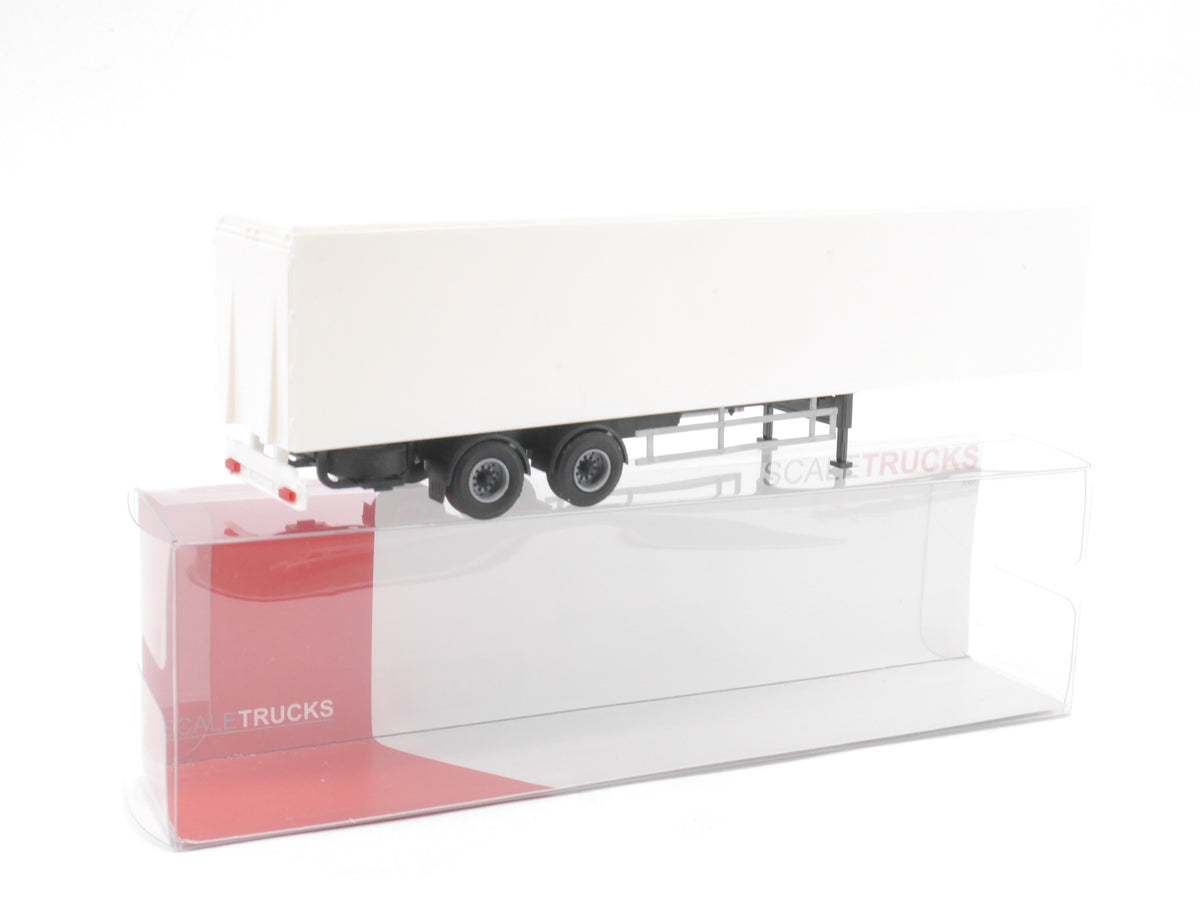 1:87 ST-0810 Scaletrucks 2achs Koffer Auflieger mit LBW weiß