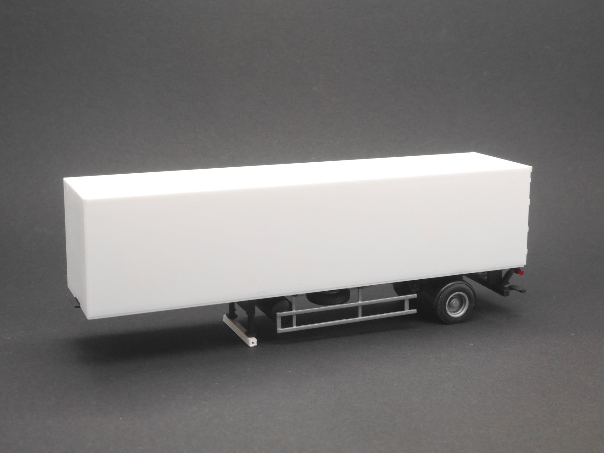 1:87 ST-0209 Kibri Bausatz 2x 1achs Cityliner Auflieger mit Ladebordwand weiß
