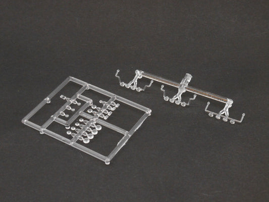 1:87 ST-0412 Kibri 3x Lampenbügel u. Zusatzscheinwerfer transparent