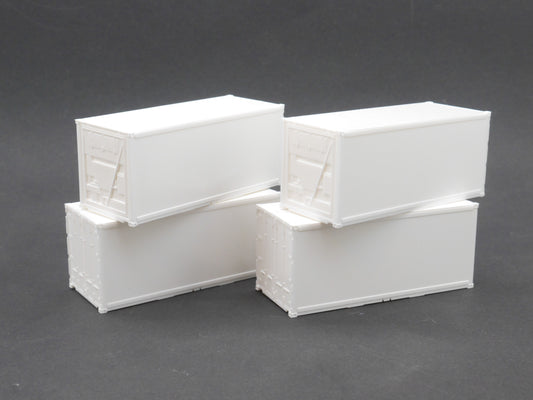 1:87 ST-0216 Scaletrucks Bausatz 4x 20ft Kühlcontainer weiß