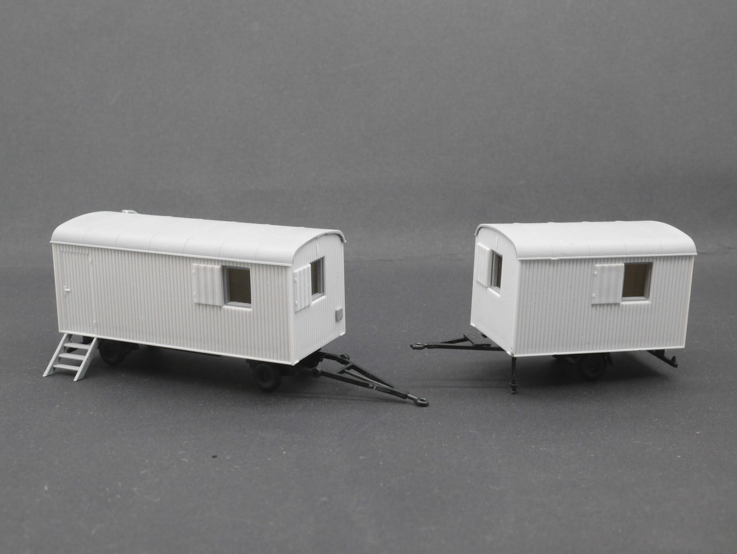 1:87 ST-0534 Scaletrucks Bausatz 2x Bauwagen weiß/schwarz