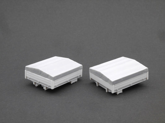 1:87 ST-0541 Scaletrucks 2x Pritsche mit Plane für ZM weiß