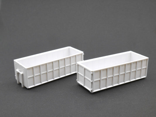 1:87 ST-0540 Scaletrucks 2x Abrollmulde groß weiß