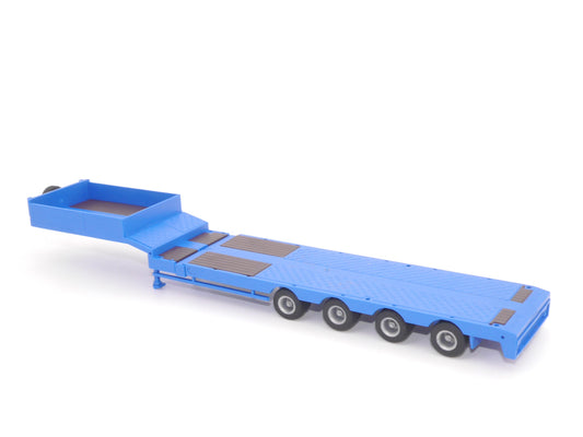 1:87 ST-0225 Scaletrucks Bausatz 2x 4achs teleskopierbarer Semitieflader himmelblau
