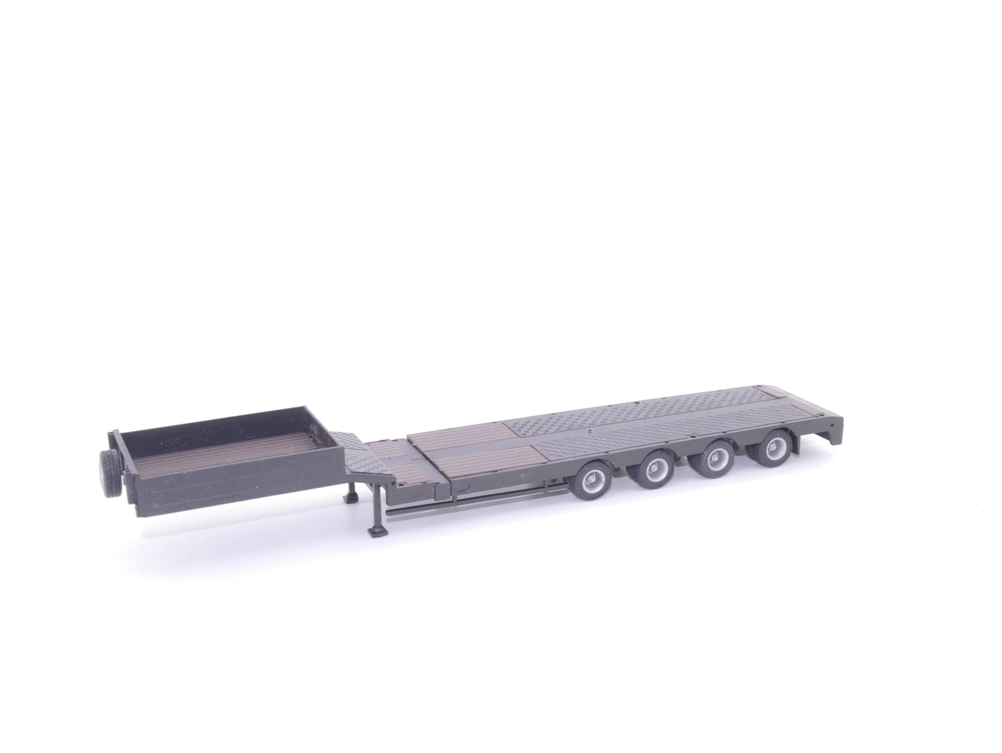 1:87 ST-0229 Scaletrucks Bausatz 2x 4achs teleskopierbarer Semitieflader schwarz