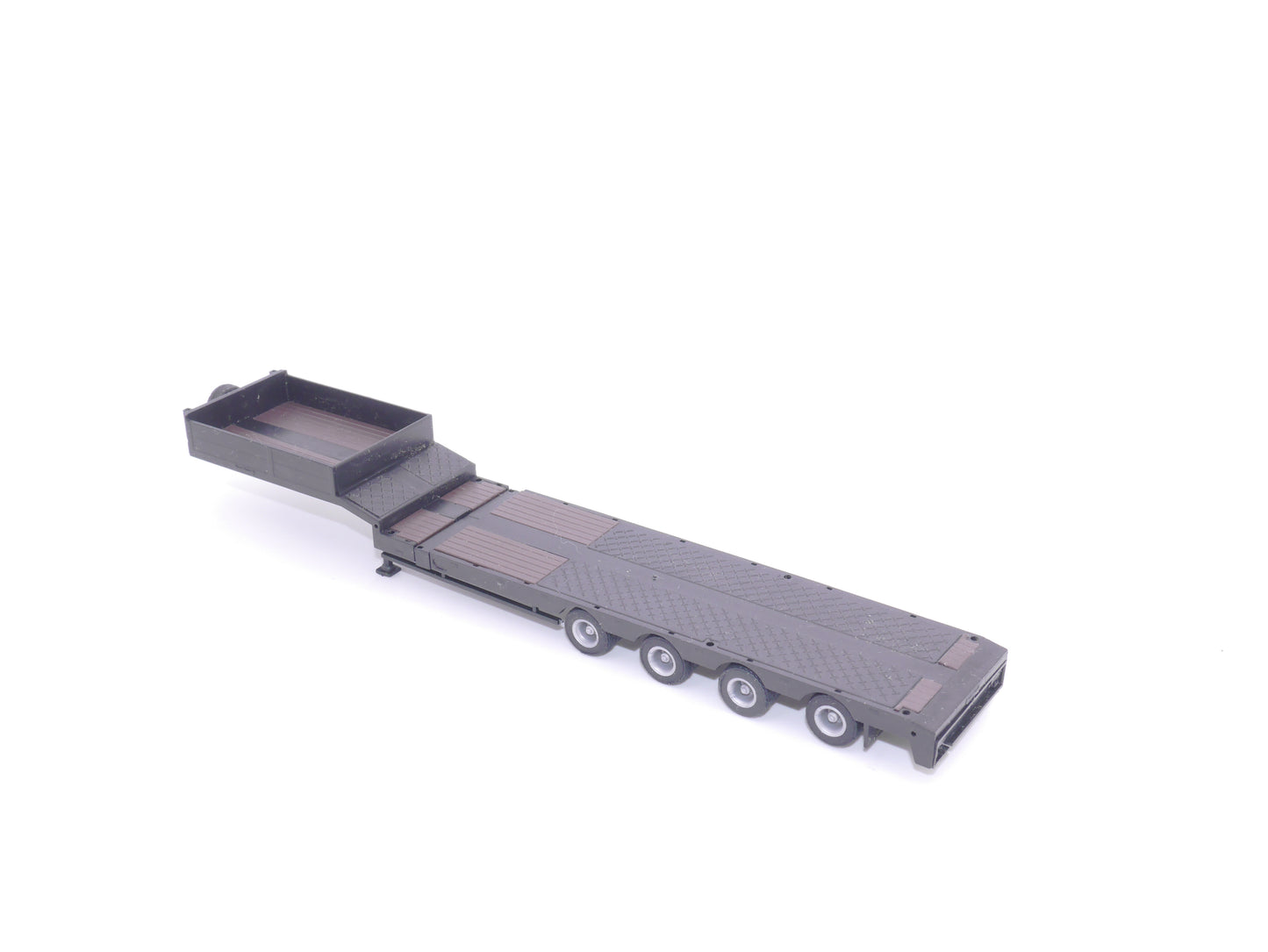 1:87 ST-0229 Scaletrucks Bausatz 2x 4achs teleskopierbarer Semitieflader schwarz