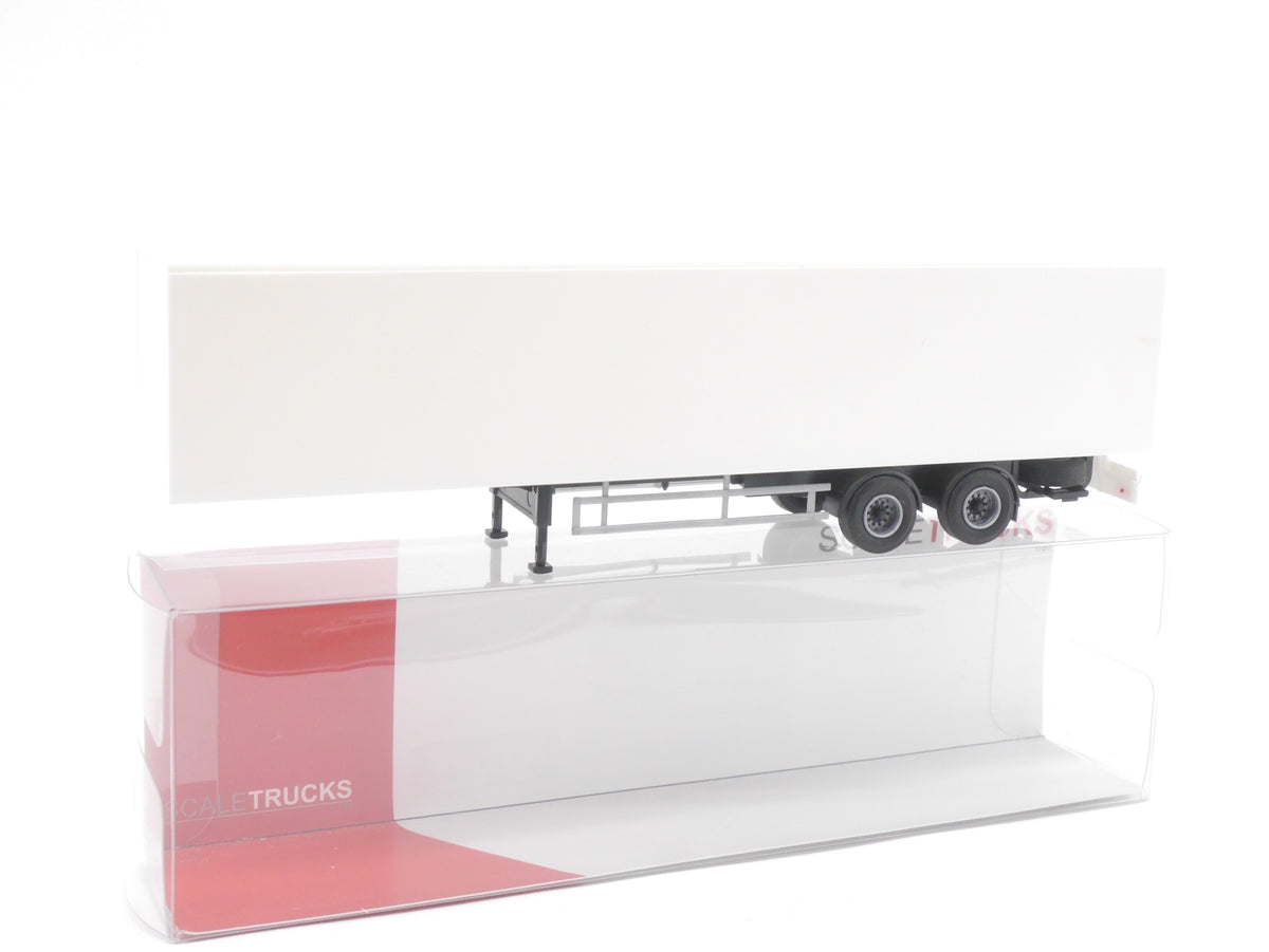 1:87 ST-0810 Scaletrucks 2achs Koffer Auflieger mit LBW weiß